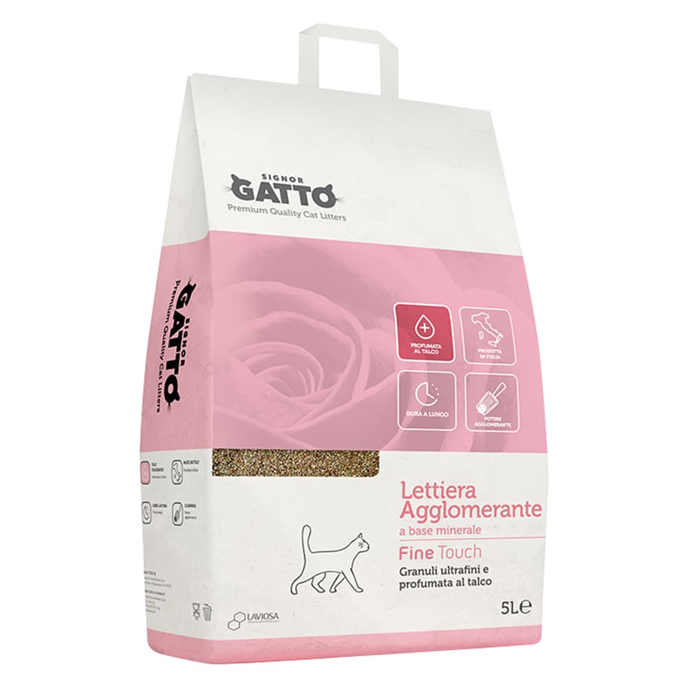 LETTIERA IGIENICA 'FINE TOUCH' 5 lt (4 PZ)