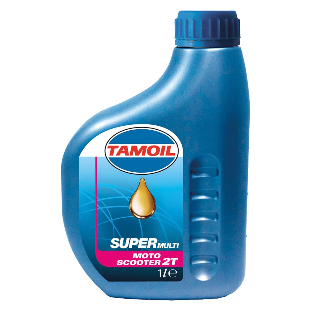 OLIO MOTORE PER MOTO 'TAMOIL SUPERMULTI 2T' 2 tempi - lt. 1 (12 PZ)