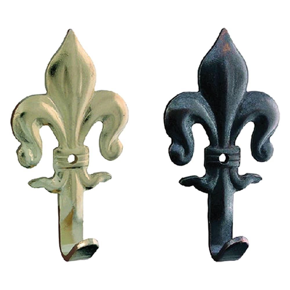 GANCIO PER QUADRI 'GIGLIO' mm 35 - pz. 5 bronzato