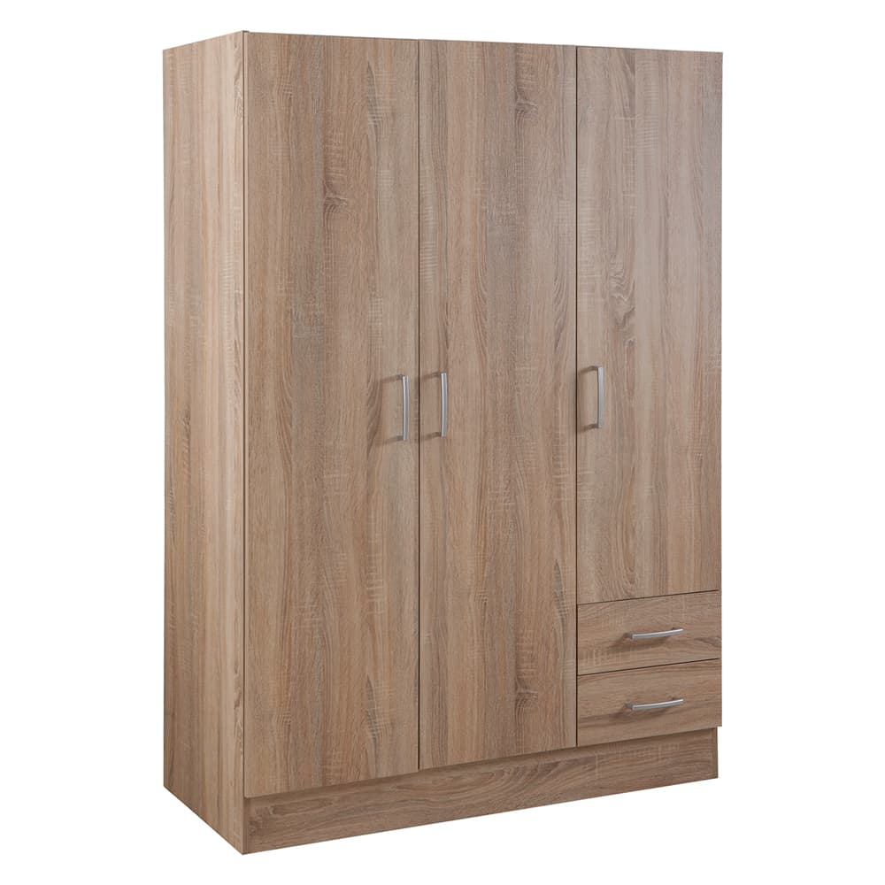 ARMADIO TRE ANTE LINEA 'ESPRESSO' cm. 46 x 119 x h.184 - cemento