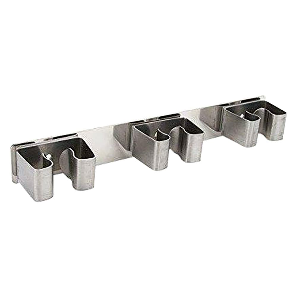 BARRA APPENDISCOPA IN ACCIAIO INOX 3 posti (6 PZ)