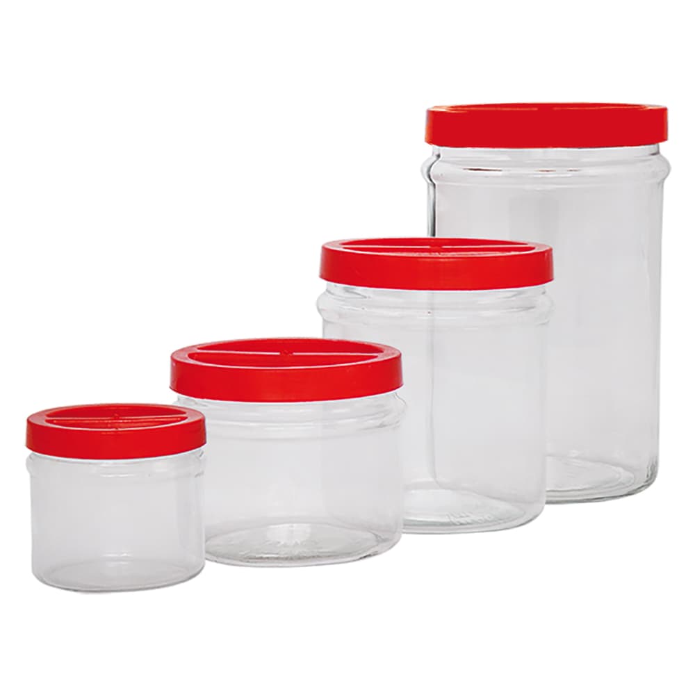 VASO IN VETRO PER ALIMENTI 'ORTES' Ø 170 - da lt 5 (6 PZ)