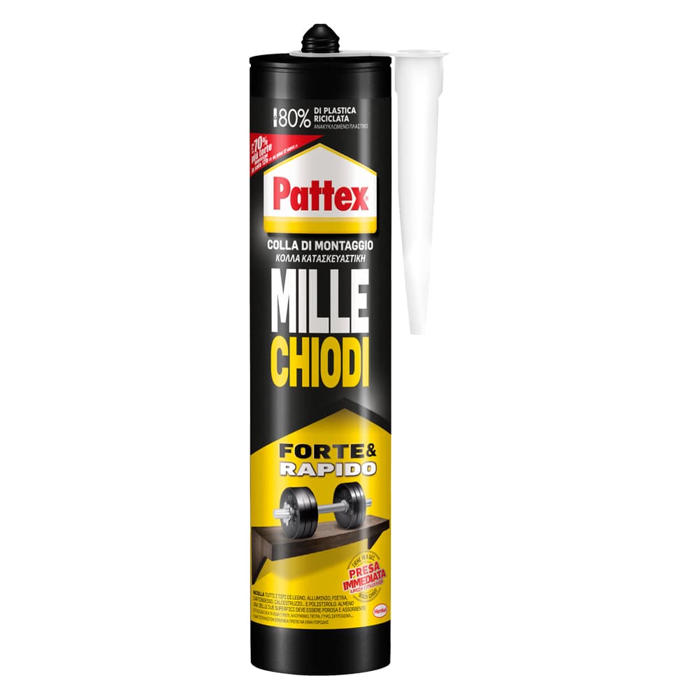 ADESIVO MILLECHIODI 'FORTE&RAPIDO' gr. 400 bianco (12 PZ)
