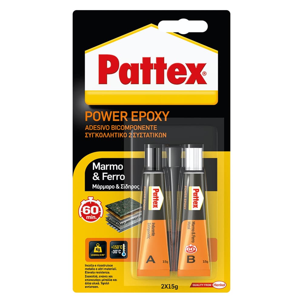 PATTEX POWER MARMO E FERRO gr. 30 (6 PZ)
