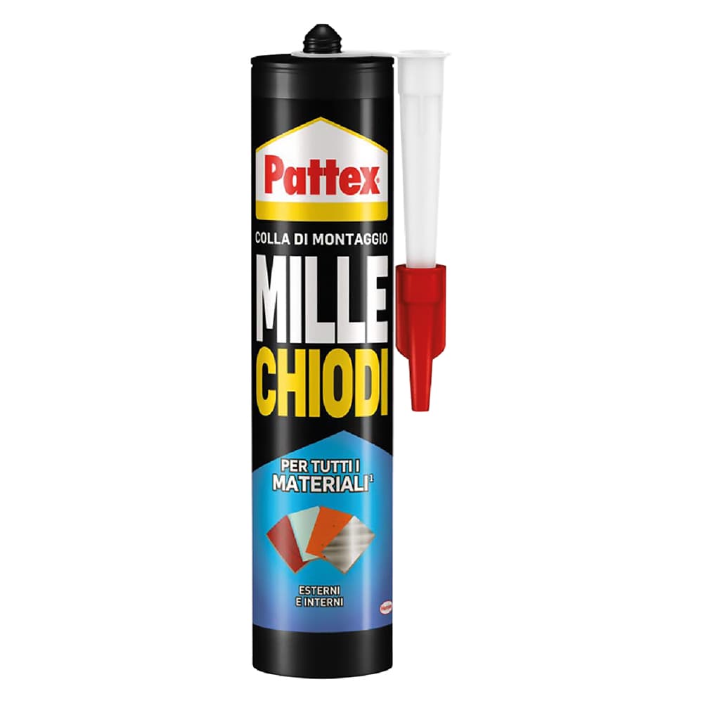 ADESIVO MILLECHIODI 'ESTERNI E INTERNI' gr. 450 - bianco (12 PZ)