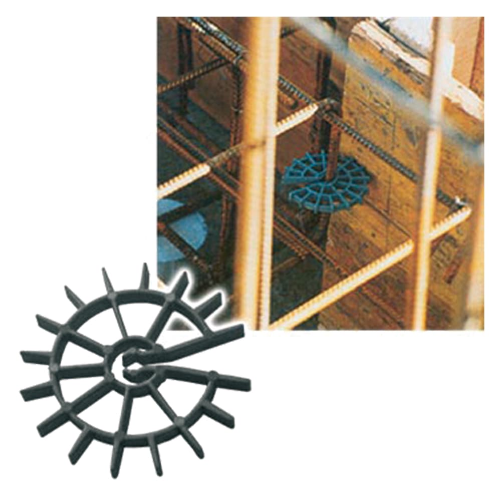 DISTANZIATORE PER CASSERO CIRCOLARE mm 50 x h.8 - per tondino min 4 max 8 mm (1000 PZ)