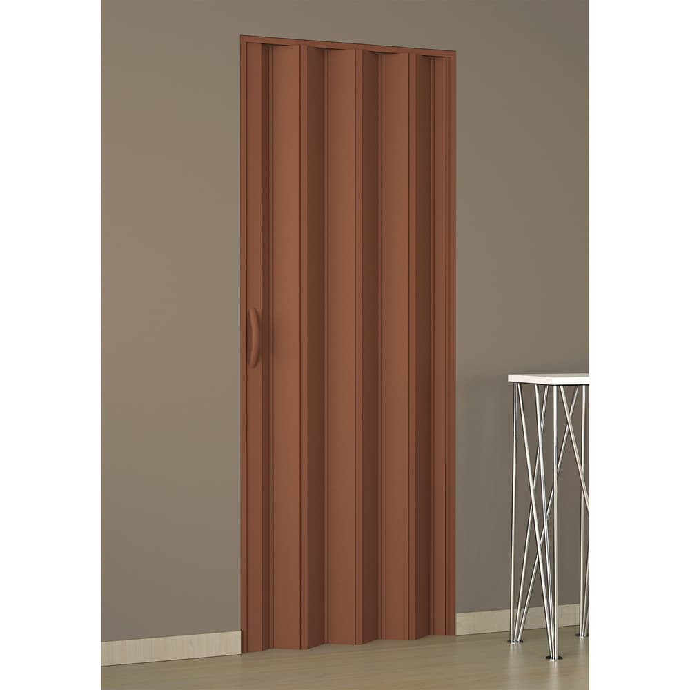 PORTA A SOFFIETTO 'RIGI' cm 82 x 210 - colore noce