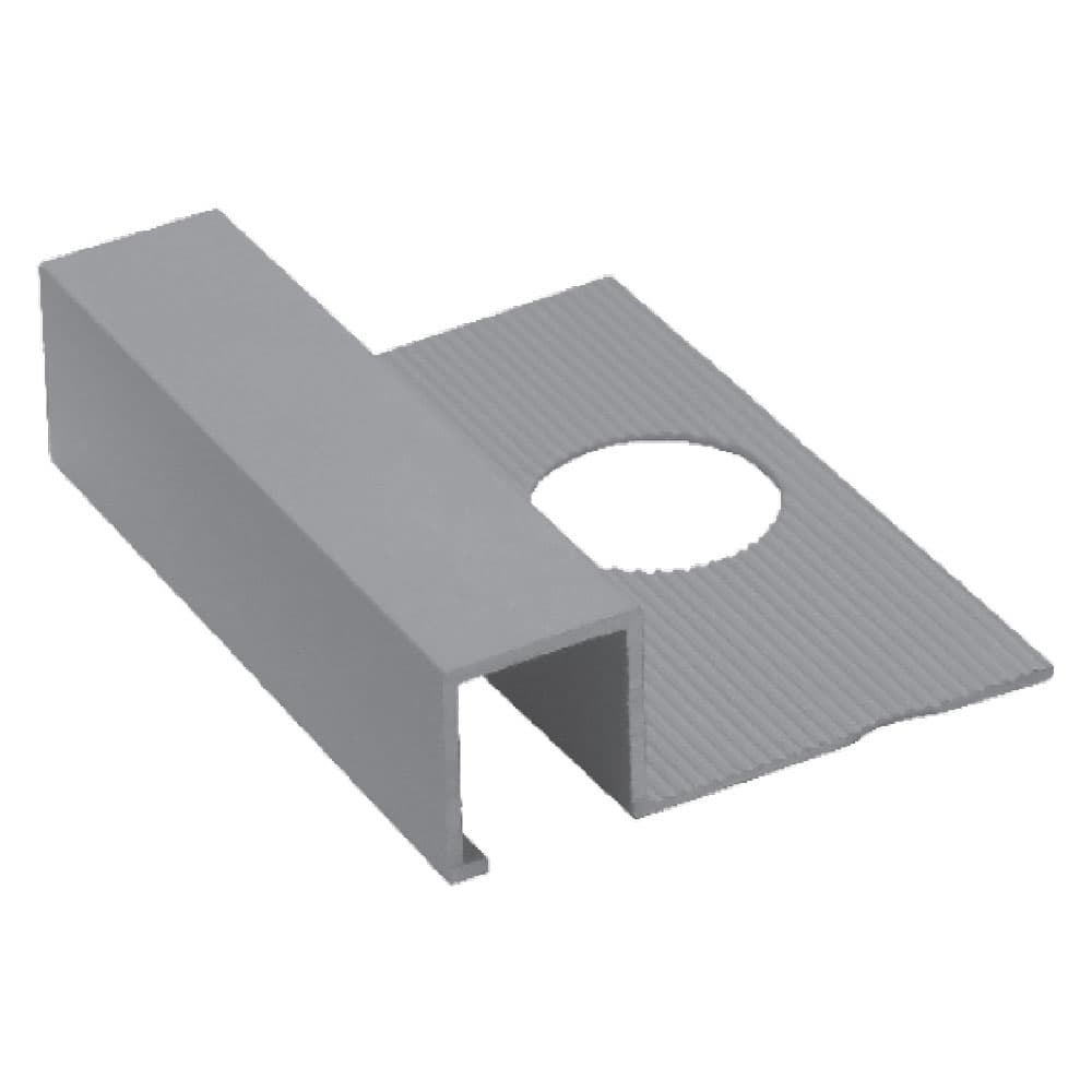 PROFILO JOLLY PER PIASTRELLE BORDI QUADRI mm 10 H.cm 250 satinato (5 PZ)