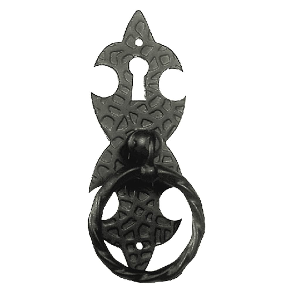MANIGLIA AD ANELLO CON PIASTRA mm 45 (12 PZ)