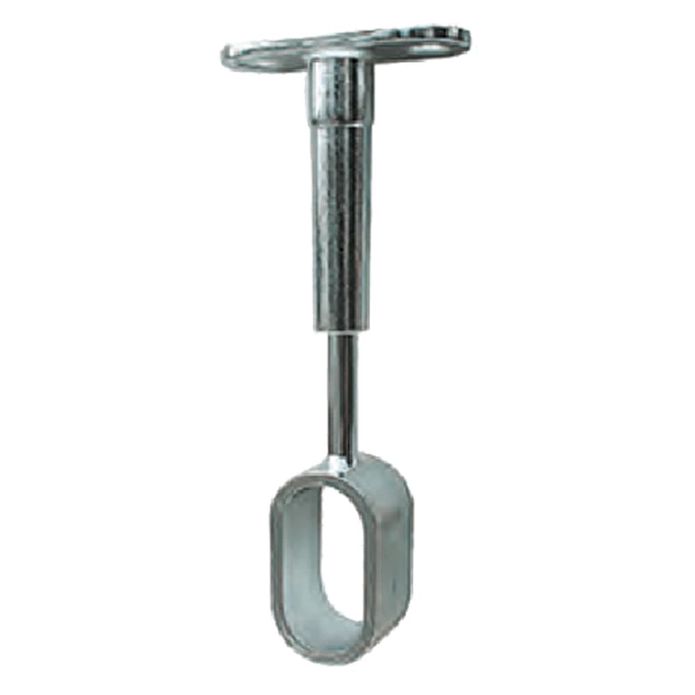 REGGITUBO CENTRALE PER TUBO OVALE mm 15 x 30 - finitura cromata (10 PZ)