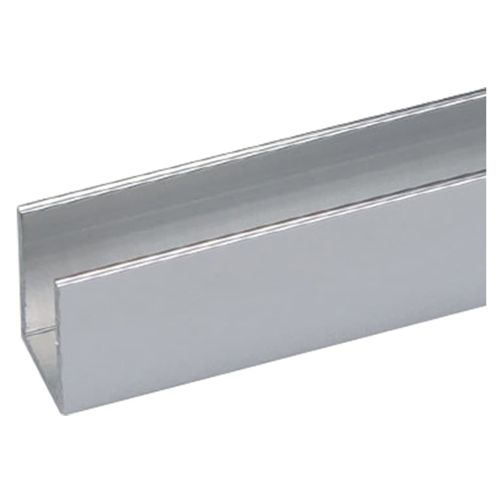 PROFILO PER FAI DA TE TIPO 'U' mm 10 x 15 x 1 - mt 2 argento bril. (10 PZ)