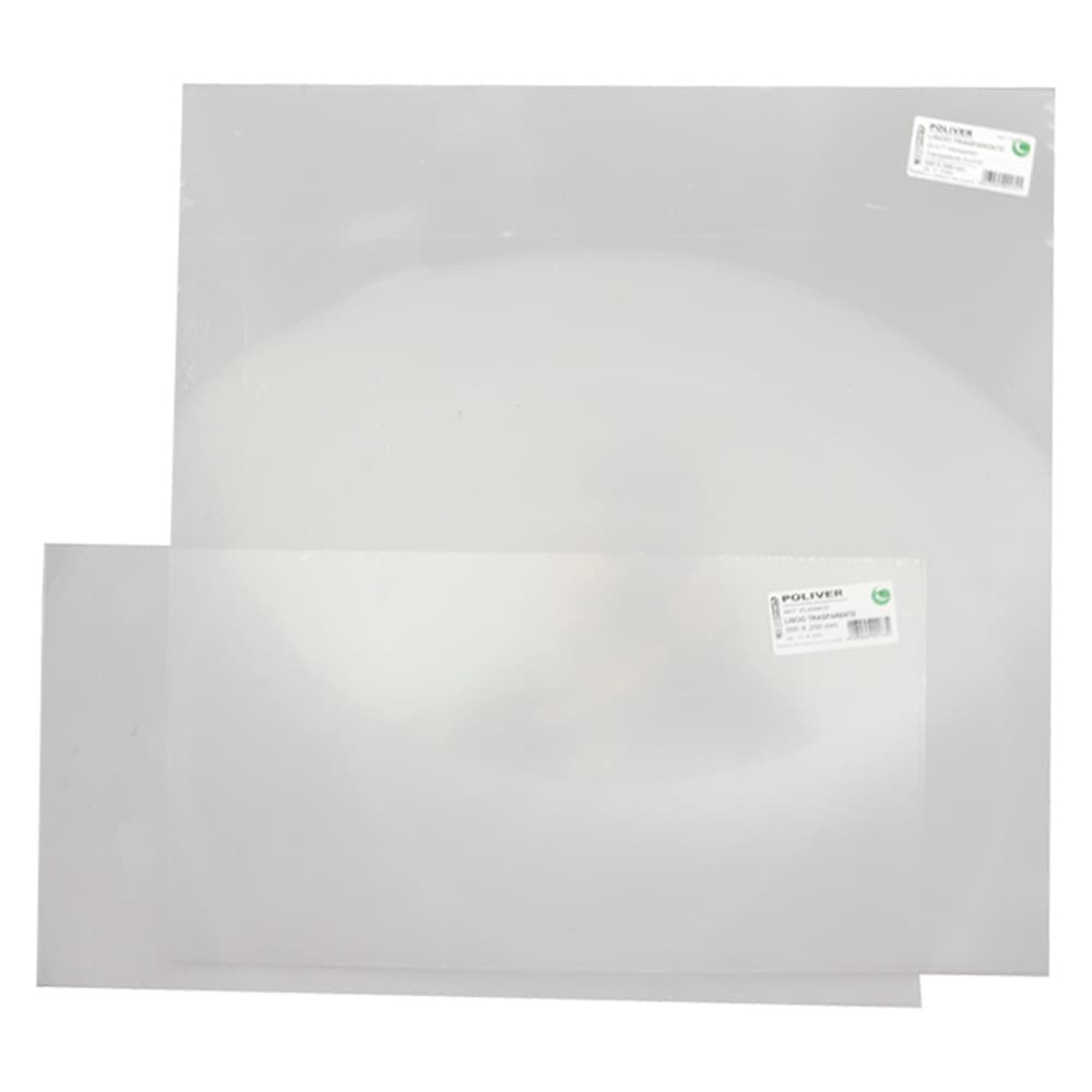 VETRO SINTETICO PRETAGLIATO cm 50x25 - spessore mm. 4 (5 PZ)
