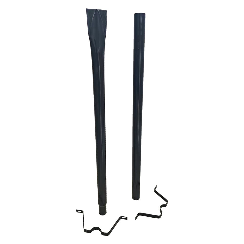 PALO SOSTEGNO PER CASSETTA POSTALE PORTALETTERE 'DAISY' h. cm 150 - colore nero