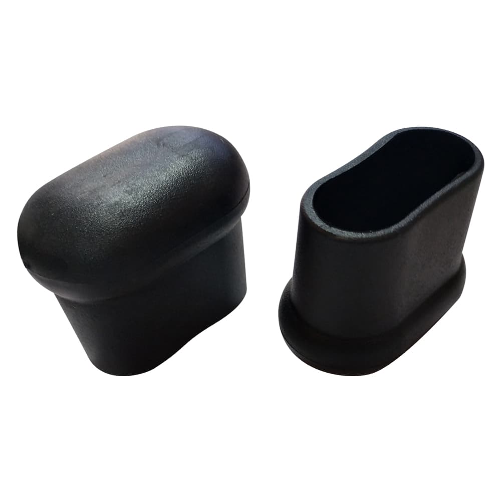 PUNTALE OVALE ROBUSTO A PERA ø mm 20 x 40 nero (50 PZ)