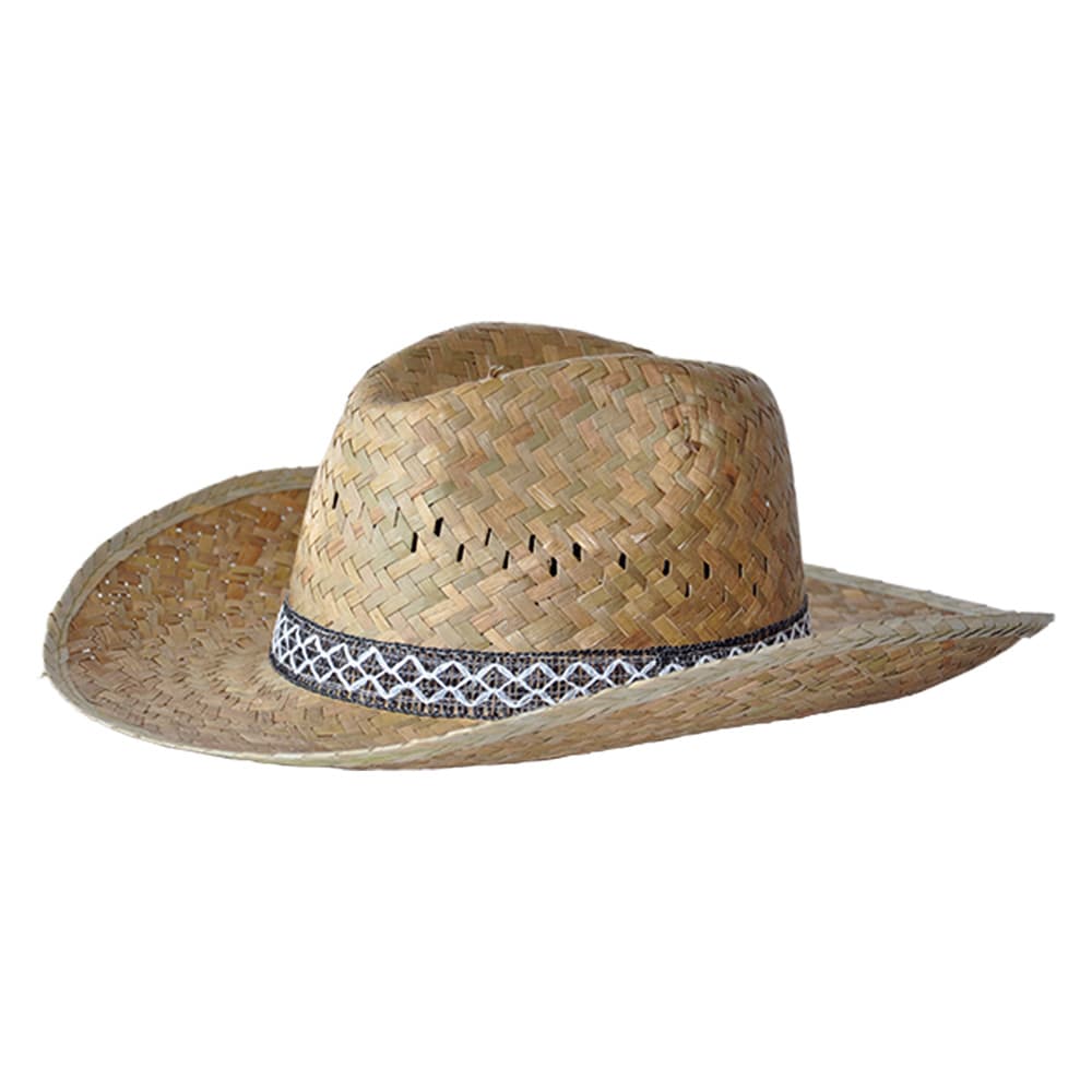 CAPPELLO IN PAGLIA 'COWBOY' taglia 56 (12 PZ)