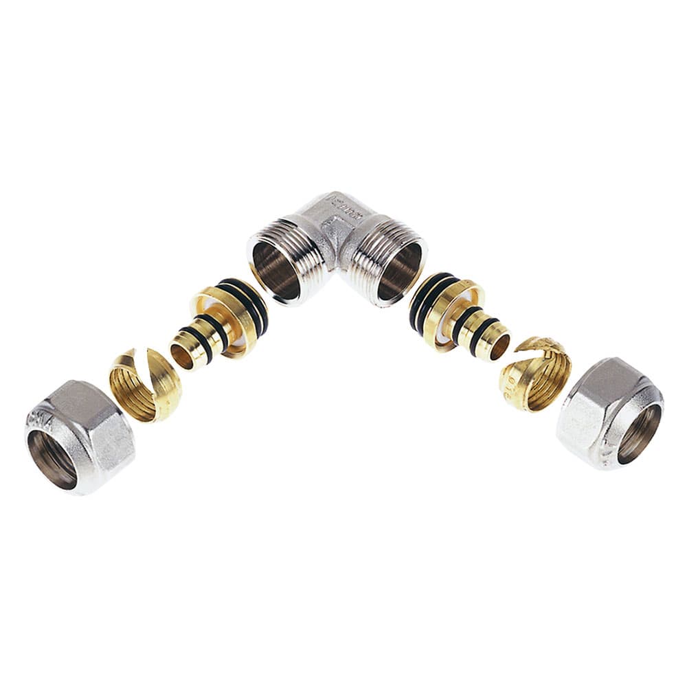 RACCORDO A STRINGERE CURVO DOPPIO 'ART. 533 / 543' 'art.533' - 16 x 16