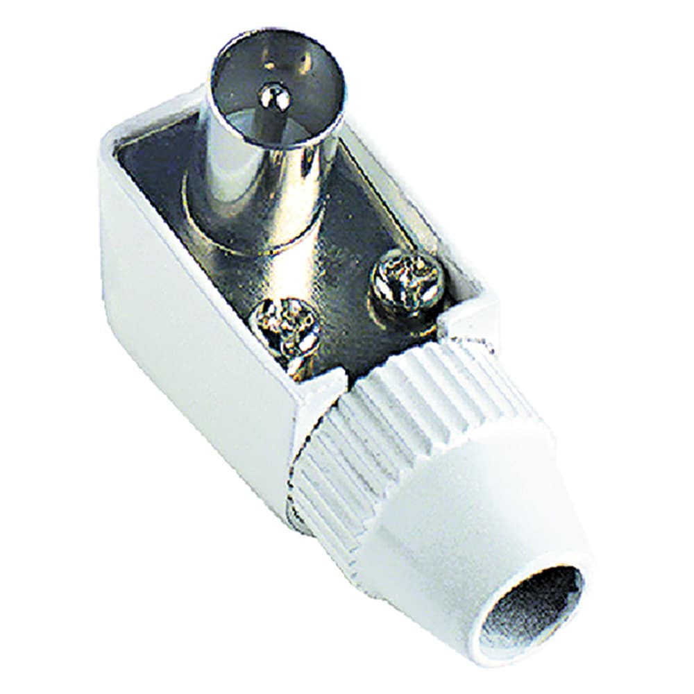 SPINA / PRESA TV COASSIALE A SQUADRA presa Ø mm 9,5 - blister (10 PZ)