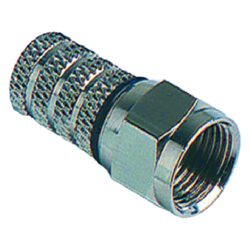 CONNETTORE 'F' PER CAVI SAT Ø 6,8 mm - busta appendibile 10 pz