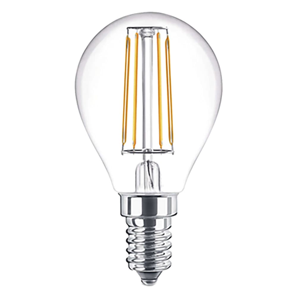 LAMPADA LED A FILAMENTO 'SFERA' CALDA 2700K 4W=35W E14 - 470 lm (10 PZ)