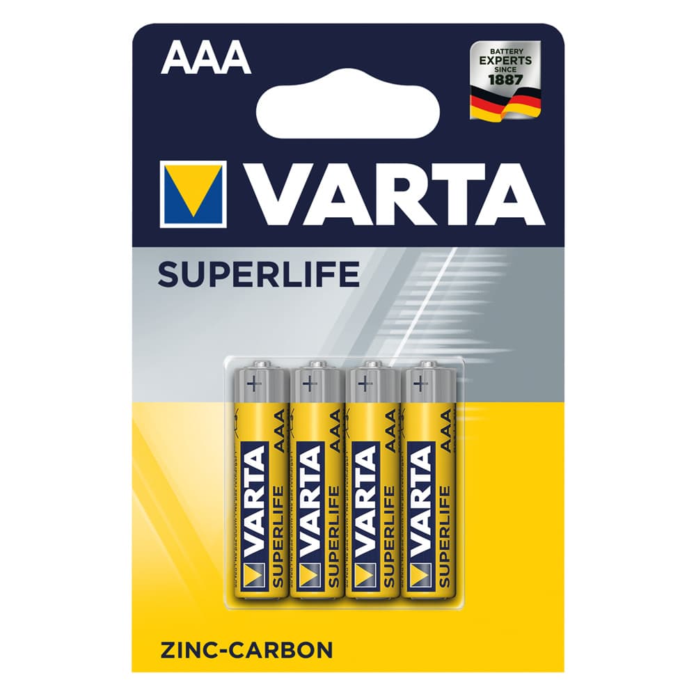 PILA MINISTILO SUPERLIFE 'RO3P' Pz 4 - 1,5 V - AAA (12 BL)