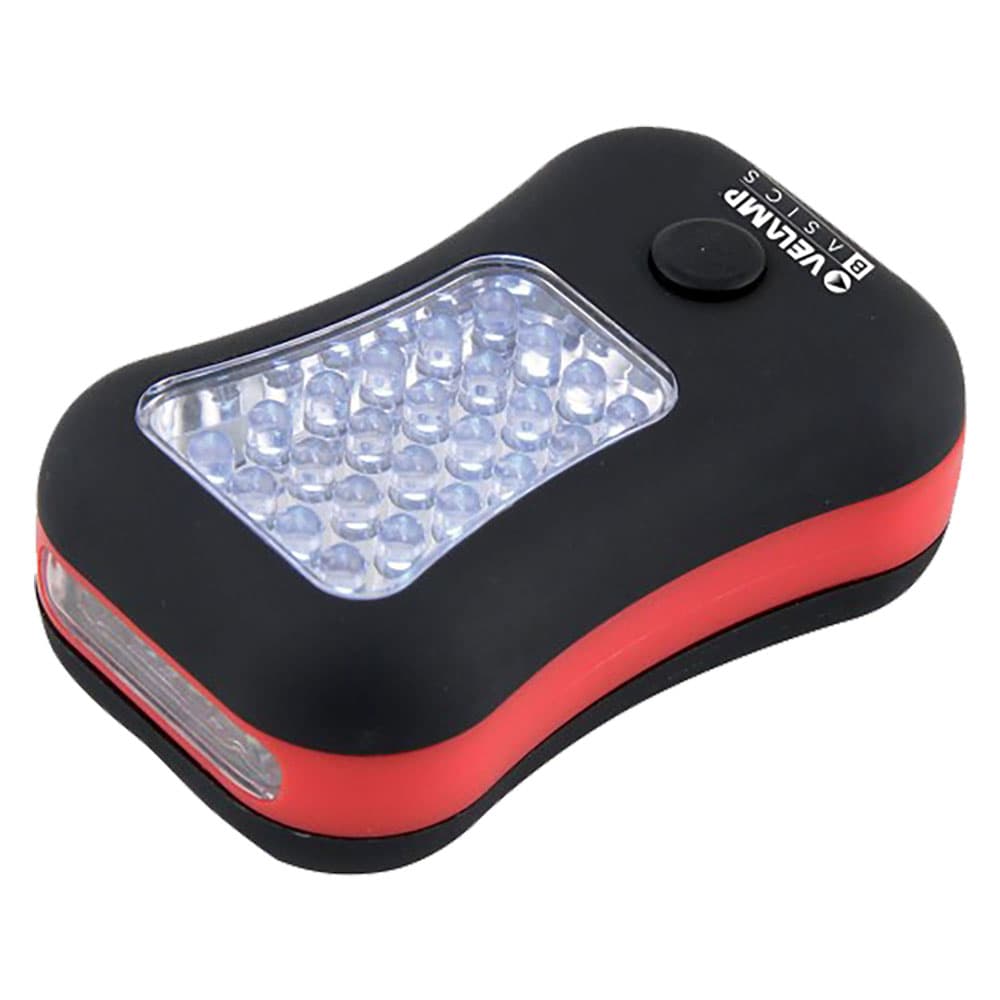 LAMPADA DA LAVORO A LED 24 led (pannello) + 4 led (torcia) (12 PZ)