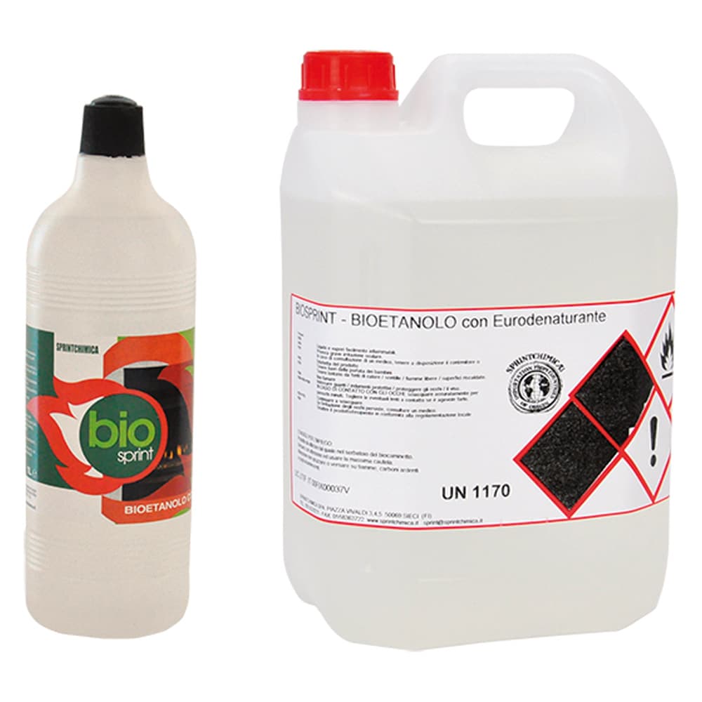COMBUSTIBILE LIQUIDO BIOETANOLO Lt. 5 (4 PZ)