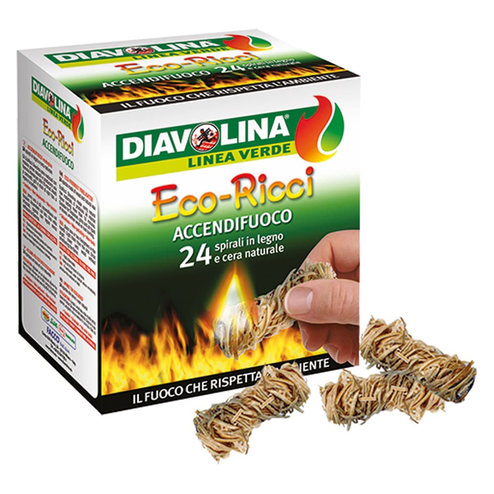 DIAVOLINA 'ECO RICCI' 24 spirali - art. 15332 (6 CF)