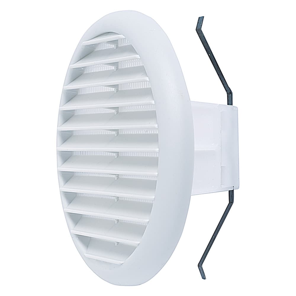 GRIGLIA AERAZIONE CON MOLLA RECLINABILE 90° ø 14,5 cm - foro 8 > 12,5 ramata (4 PZ)