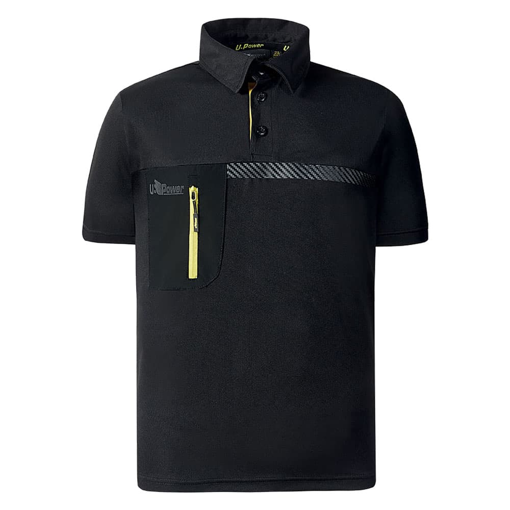 POLO 'LIBRA' taglia L - black carbon