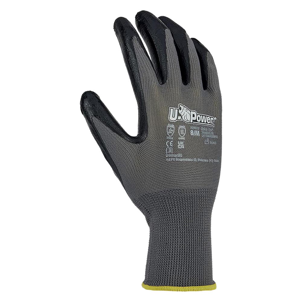 GUANTI NITRILE/POLIESTERE 'VALZER' Tg. 9 (12 CP)