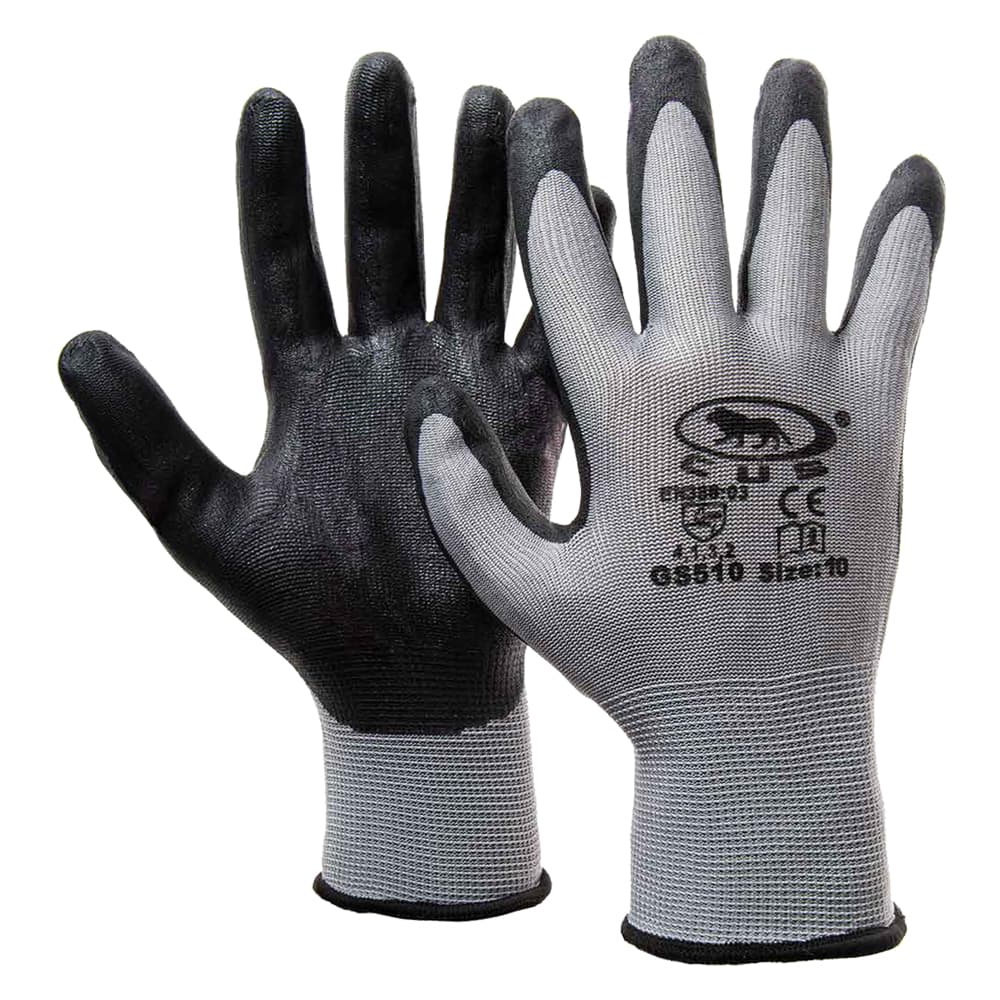 GUANTI NITRILE / NYLON 'GS510' Tg. 10 (XL) (12 CP)