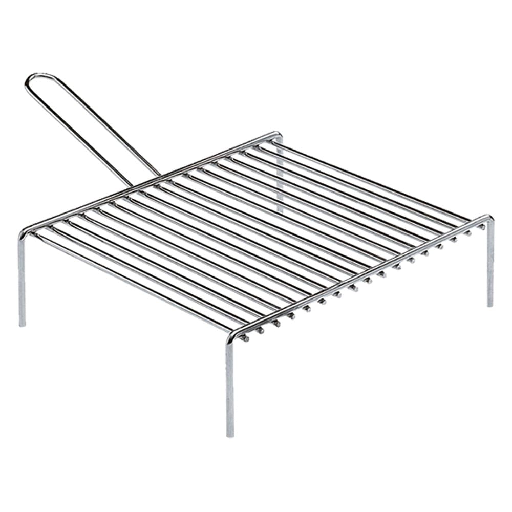 GRATICOLA PER CAMINO 'PESANTE' cm 30 x 25 - 1 manico