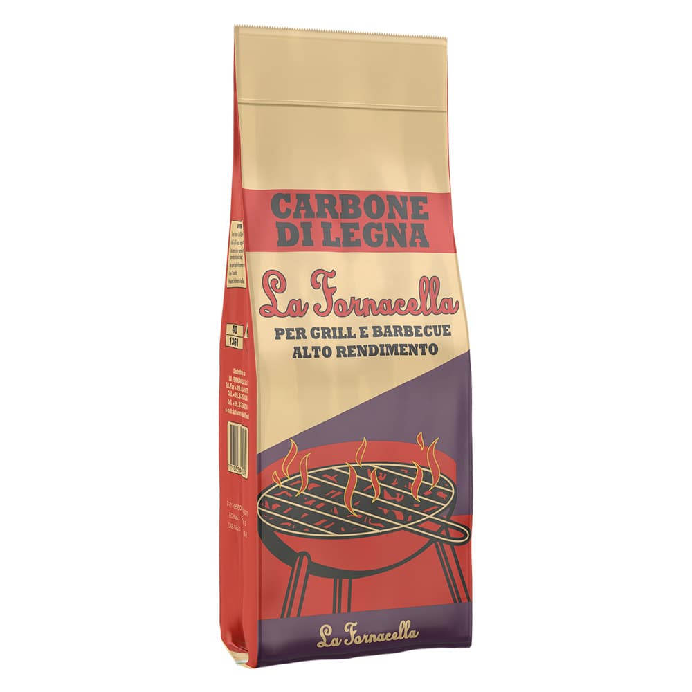 CARBONE PER GRILL Kg 2,5 ca. (6 PZ)