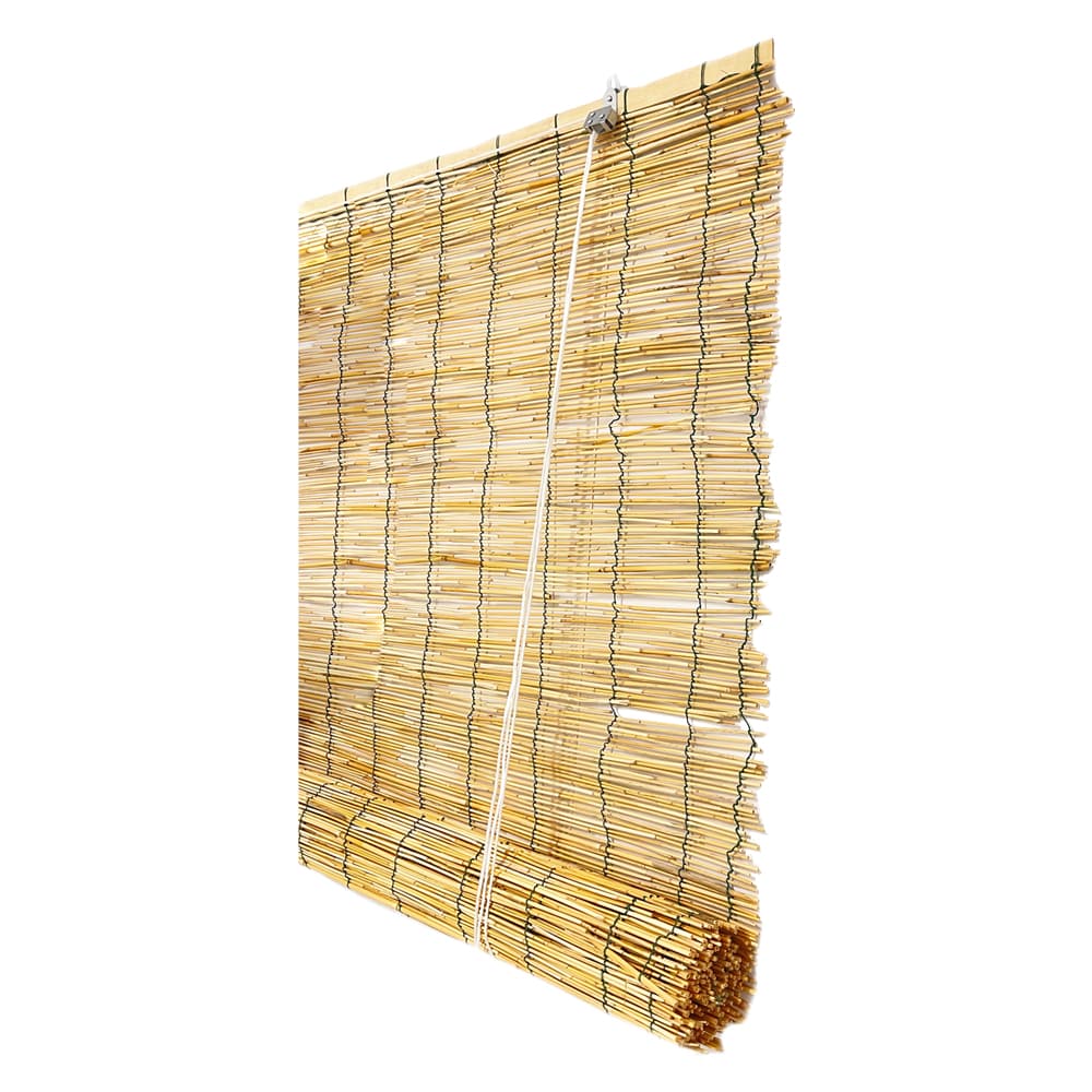 TAPPARELLA IN ARELLE BAMBU' CON CARRUCOLA cm 120 x 260