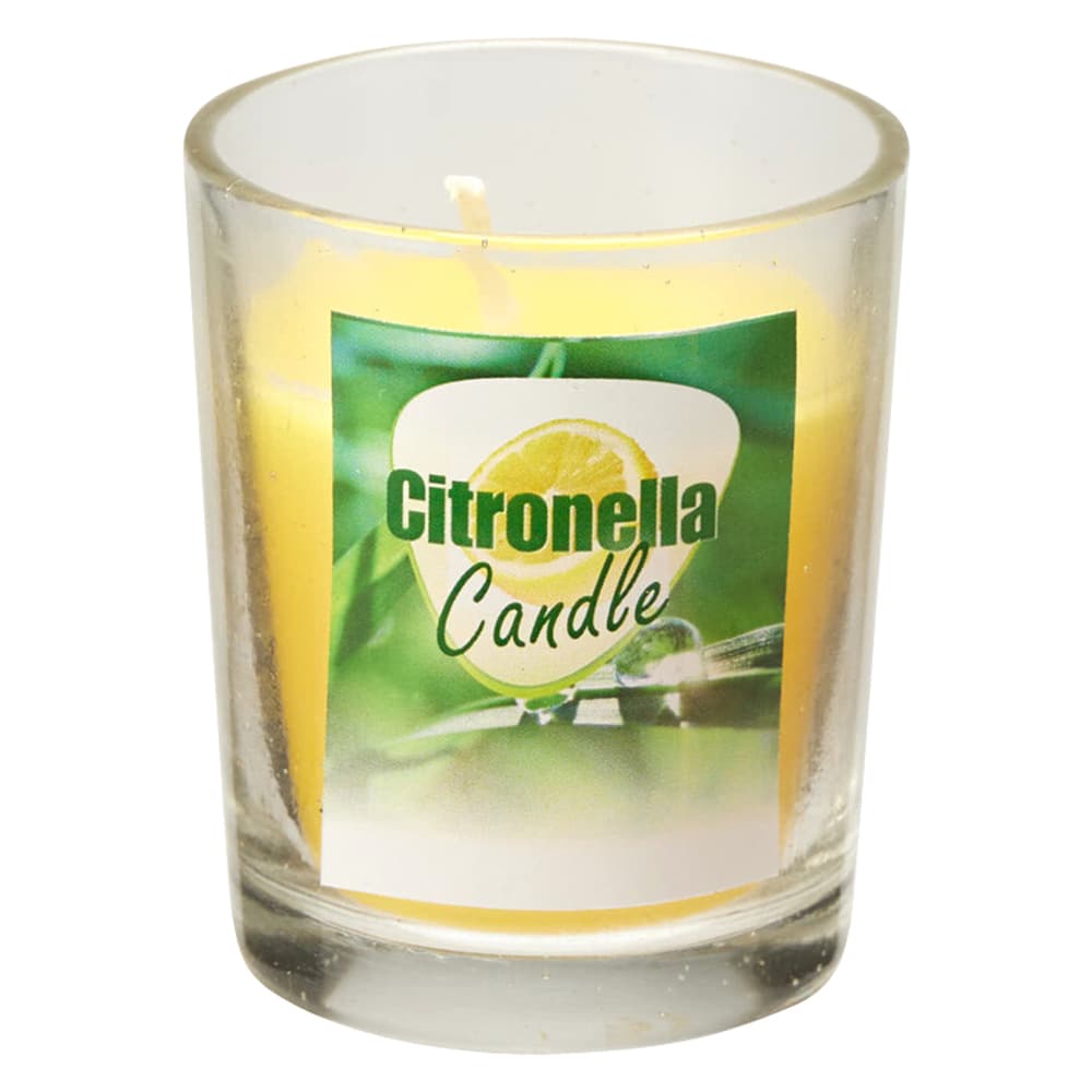 CANDELA ALLA CITRONELLA cm 5 x 6 (12 PZ)