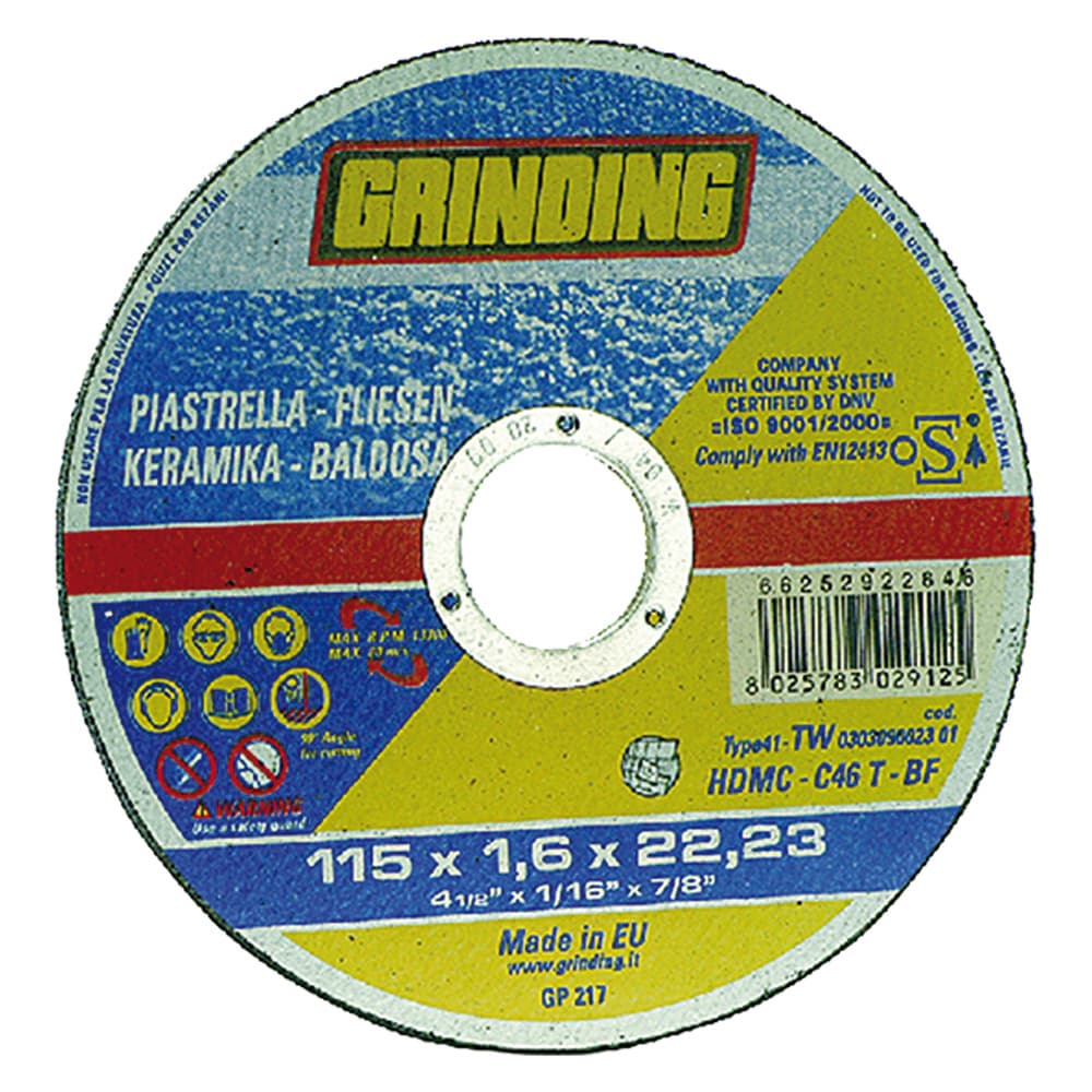 MOLA ABRASIVA PER MARMO/PIASTRELLE ø 115 x 1,6 (50 PZ)