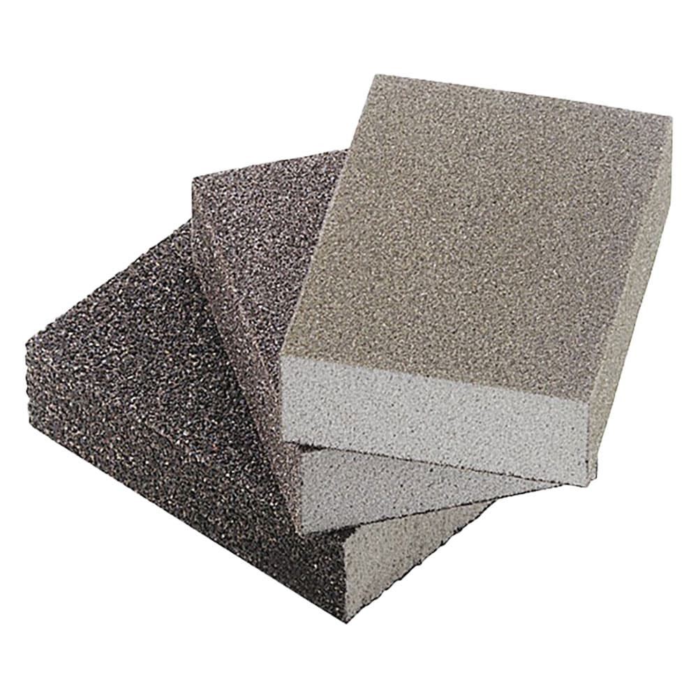 SPUGNA ABRASIVA A 4 LATI 'GRINSPON' grana grossa (gr. 60) (10 PZ)