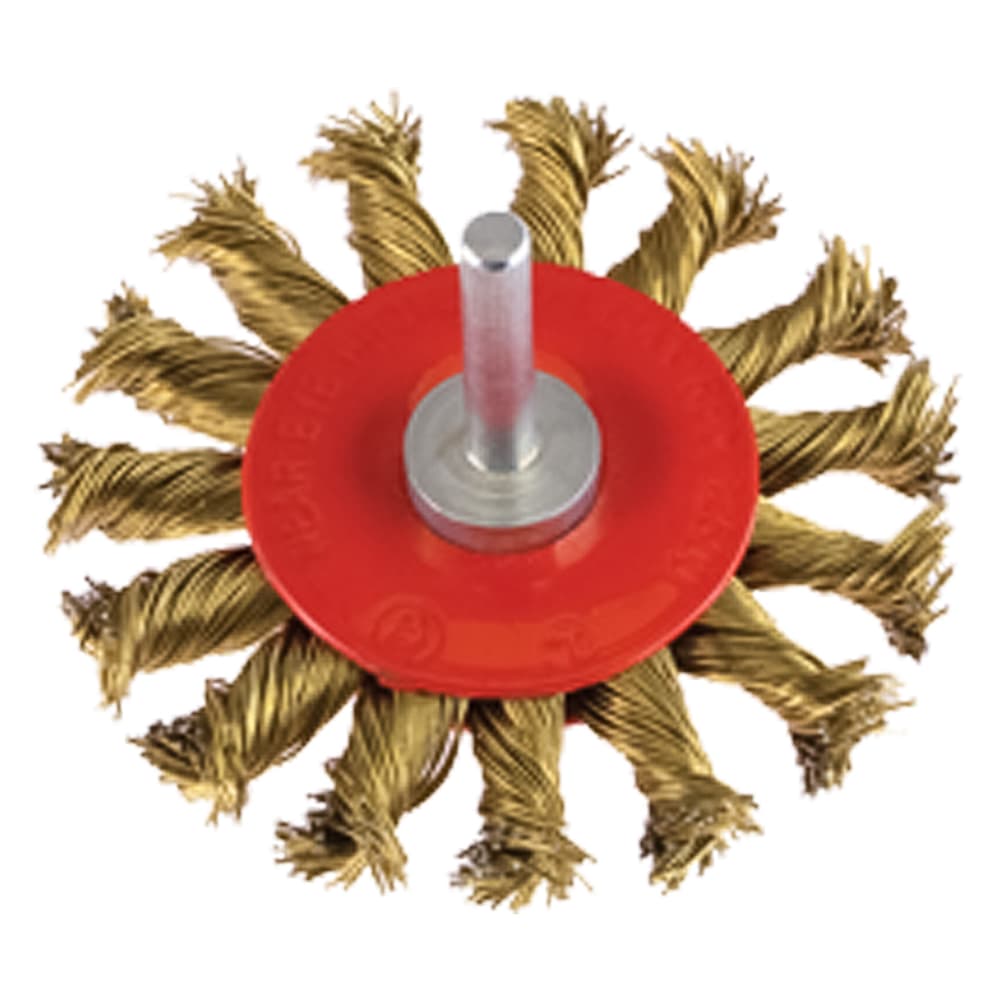 SPAZZOLA CIRCOLARE CON GAMBO Ø mm 100 - gambo mm 6
