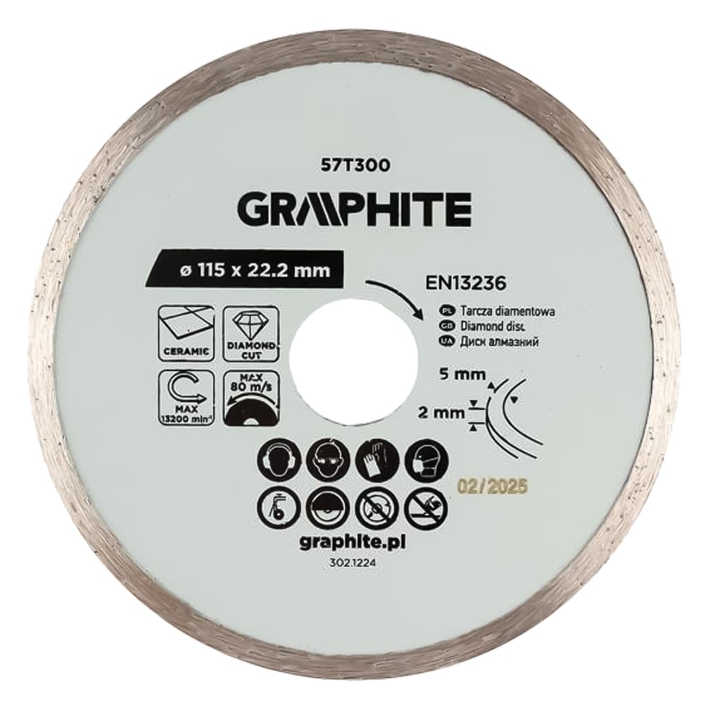 DISCO DIAMANTATO Ø 100 mm - foro 22,2 mm