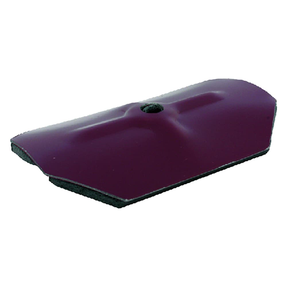 CAPPELLOTTO OTTAGONALE CON GUARNIZIONE mm 75 x 45 rosso siena (400 PZ)