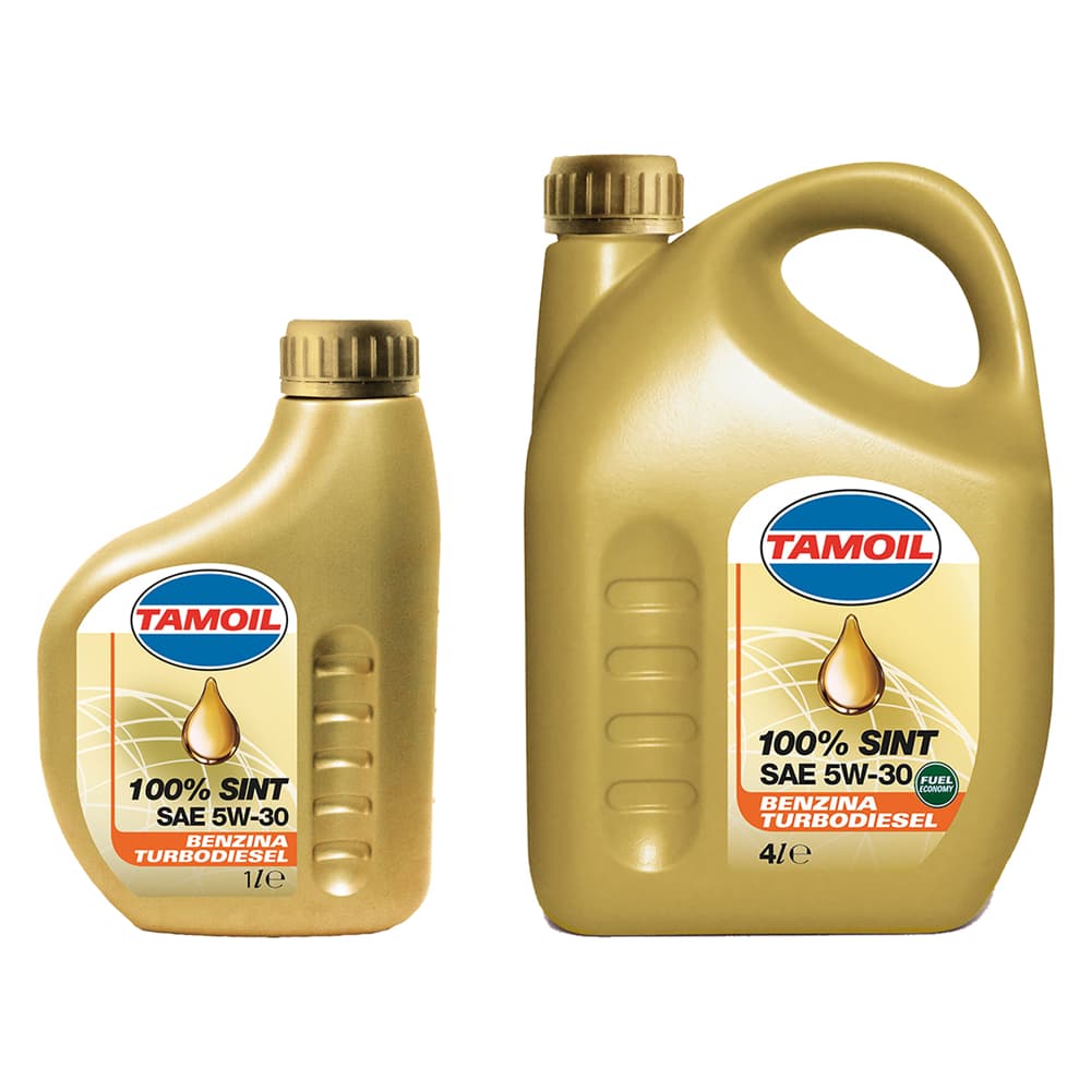 OLIO MOTORE PER AUTOVETTURE 'TAMOIL 100% SINT' 5W30 - lt. 1 (12 PZ)