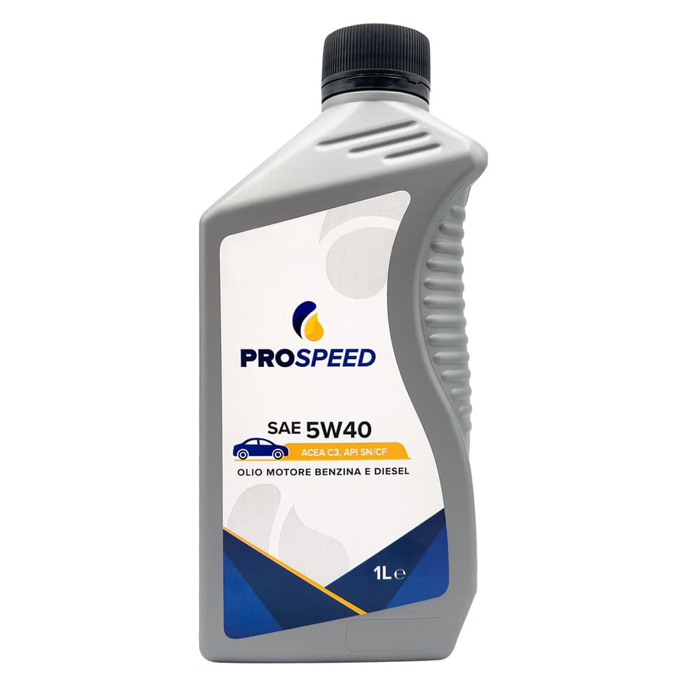 OLIO MOTORE SINTETICO PER AUTOVETTURE SAE 5W40 - lt. 1 (12 PZ)