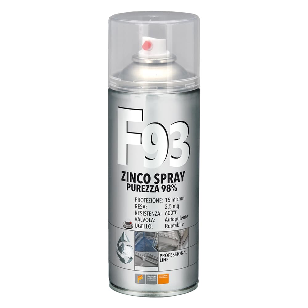 SMALTO SPRAY ZINCO 98% 'F93' ml 400 (12 PZ)