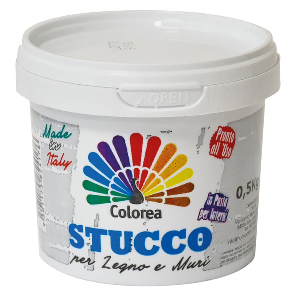 STUCCO IN PASTA 'COLOREA' Kg. 5 (4 PZ)
