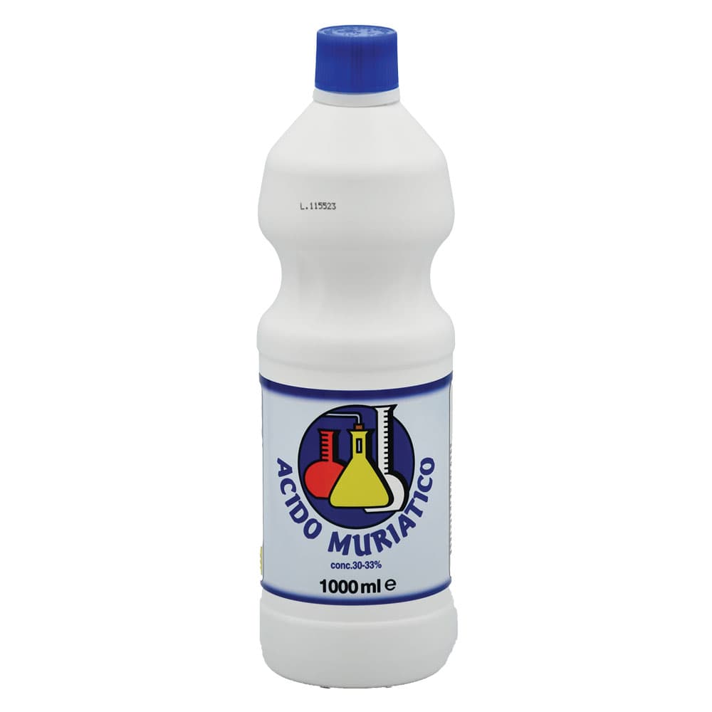 ACIDO CLORIDRICO MURIATICO Lt. 5 (4 PZ)