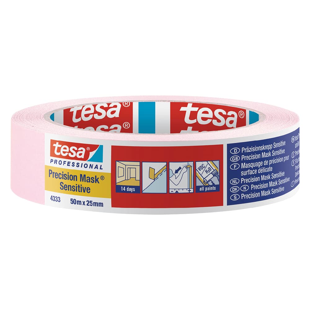 NASTRO PER MASCHERATURA 'PRECISION MASK SENSITIVE mm 50 x mt. 50 - colore rosa (3 PZ)