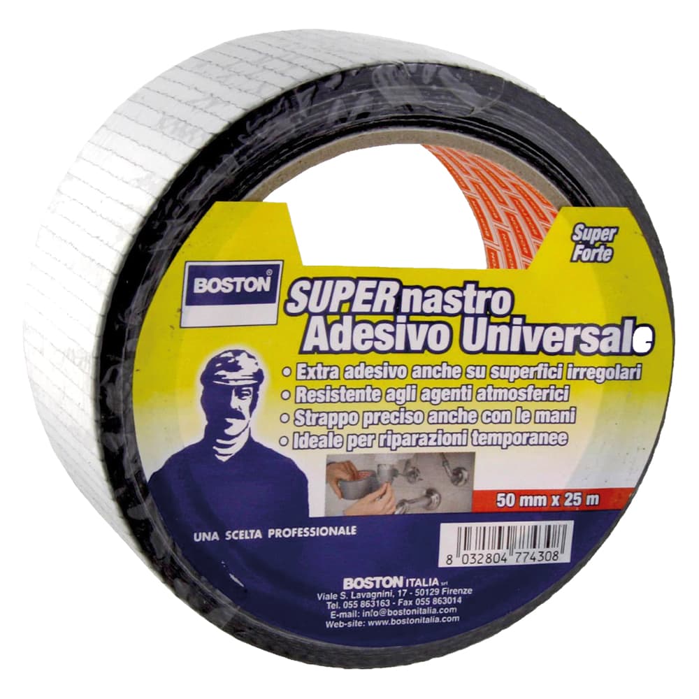 NASTRO TELATO UNIVERSALE mm. 48 x 25 mt - argento (18 PZ)