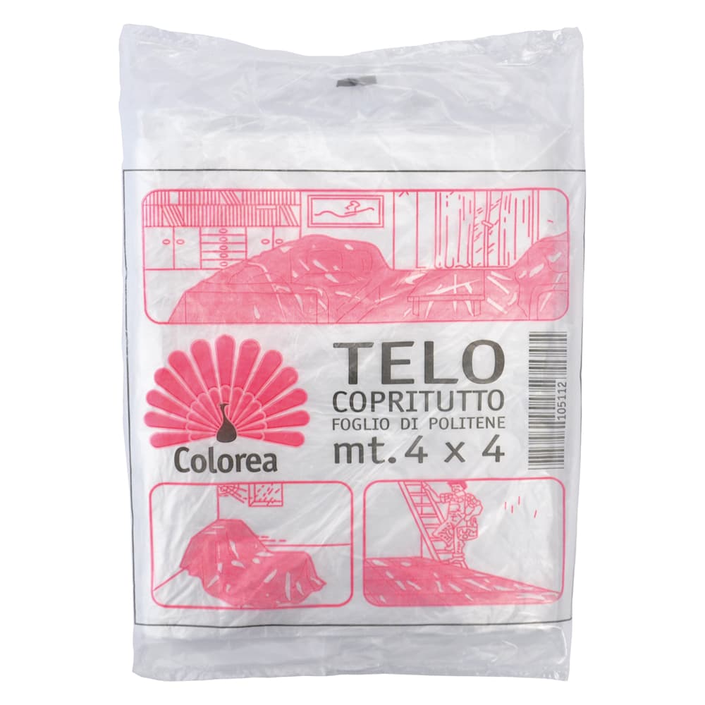 TELO COPRITUTTO MULTIUSO mt 4 x 4 - gr. 150 circa (60 PZ)