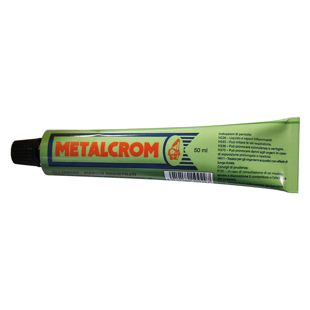 LUCIDANTE IN PASTA PER METALLI 'METALCROM' finitura alluminio (20 PZ)