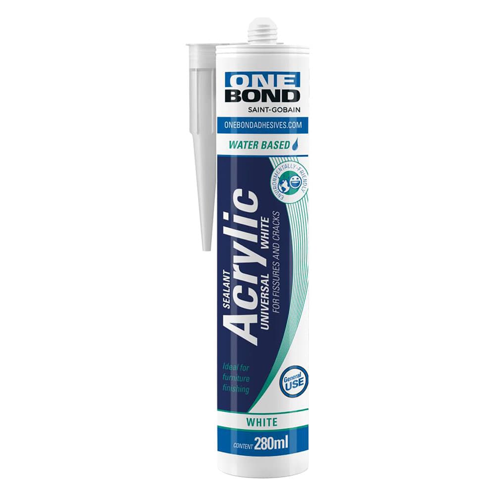 SILICONE ACRILICO 'ACRYLIC UNIVERSAL' bianco ml 280 (12 PZ)